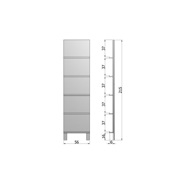 Bela lesena polica vtwonen-image-1