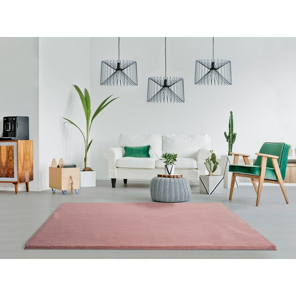 Rožnata preproga Universal Fox Liso, 80 x 150 cm-image-1