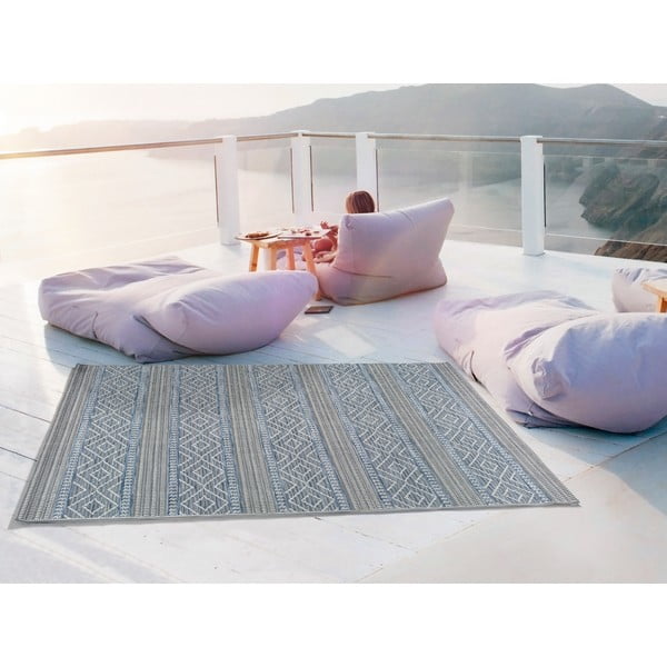 Modra zunanja preproga Universal Cork Lines, 130 x 190 cm-image-1