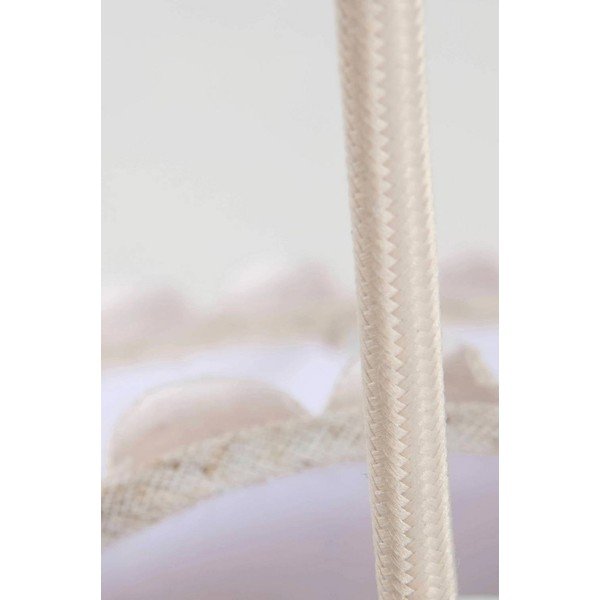 Bež lanena viseča svetilka ø 60 cm Alina – Jotex-image-3
