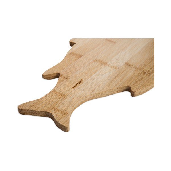 Servirni pladenj iz bambusovega lesa v obliki ribe Bambum-image-2