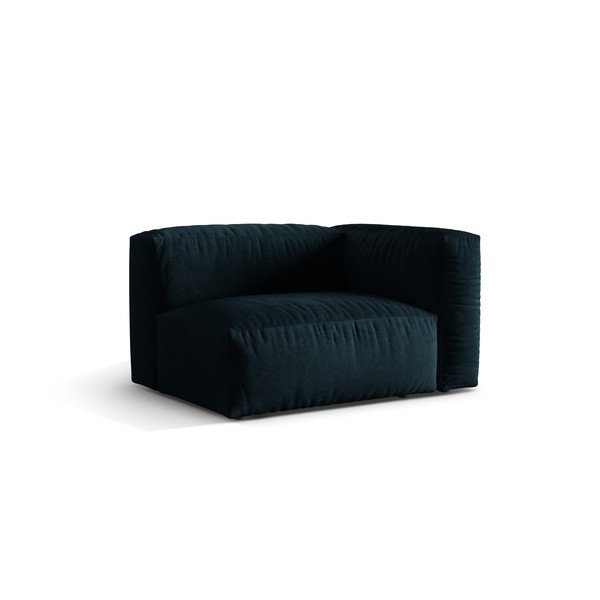 Temno moder žameten modul za sedežno garnituro (desni kot) Martina – Micadoni -image-1