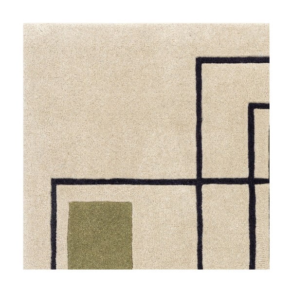 Kaki zelena/bež volnena preproga 120x170 cm Reef – Asiatic Carpets-image-2