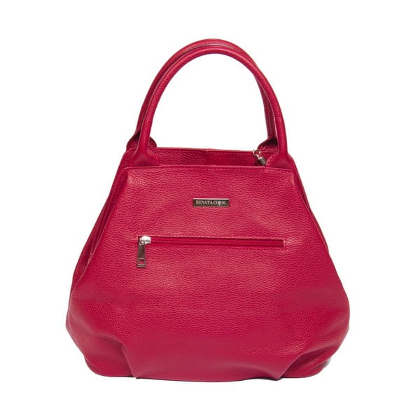 Rdeča usnjena torbica Renata Corsi Paola