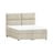 Bež boxspring postelja s prostorom za shranjevanje 160x200 cm Rico – Ropez