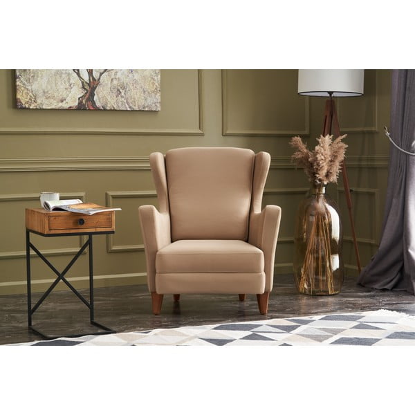 Bež fotelj Lola Brejer - Artie-image-1