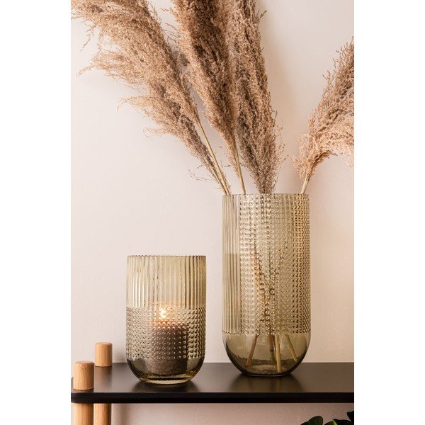 Zelena steklena vaza PT LIVING Attract, višina 30 cm-image-1