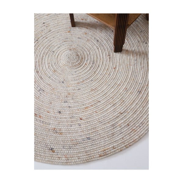 Kremno bela otroška preproga ø 140 cm Neethu Avoine – Nattiot-image-3