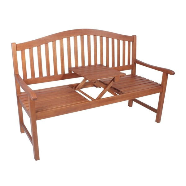 Vrtna klop z mizo za shranjevanje iz evkaliptusovega lesa Garden Pleasure Phuket-image-3