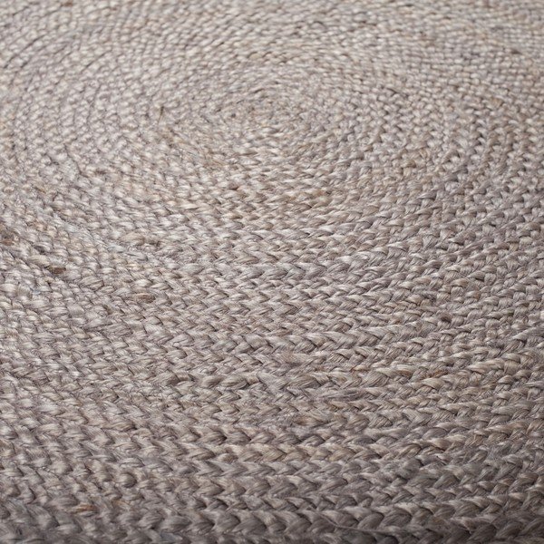 Siva preproga iz jute Flair Rugs Istanbul, ⌀ 150 cm-image-3