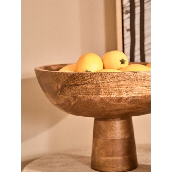 Lesena skleda v naravni barvi ø 27 cm Kara – Premier Housewares-image-3