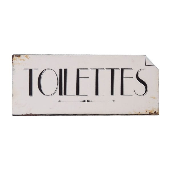Stenski znak za stranišča Antic Line Toilettes