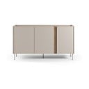 Kremno bela/naravna komoda v hrastovem dekorju 150x82,5x40,5 cm Lucile – Marckeric