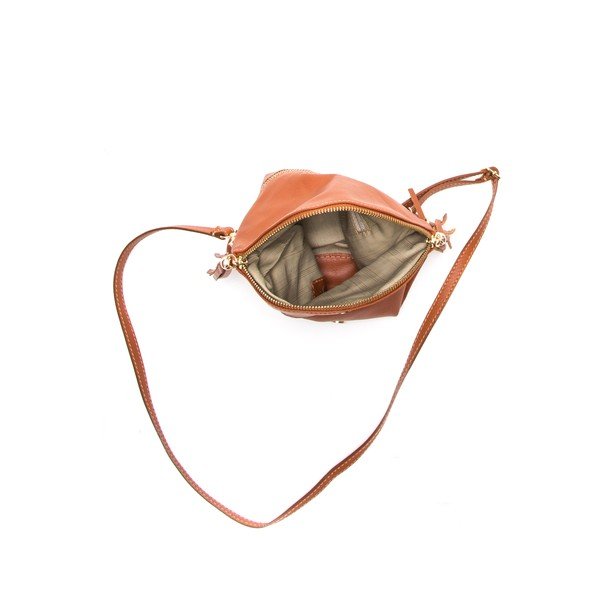 Usnjena torbica Anna Luchini 202 Cognac-image-3