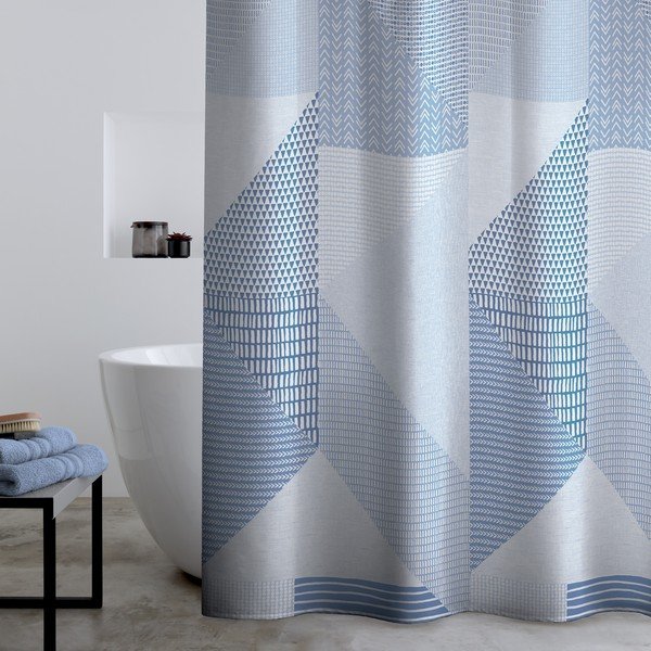 Zavesa za tuš 180x180 cm Larsson Geo – Catherine Lansfield-image-1