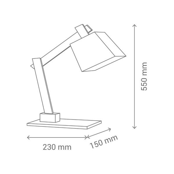 Bela namizna svetilka z leseno strukturo SULION Erasmo-image-3