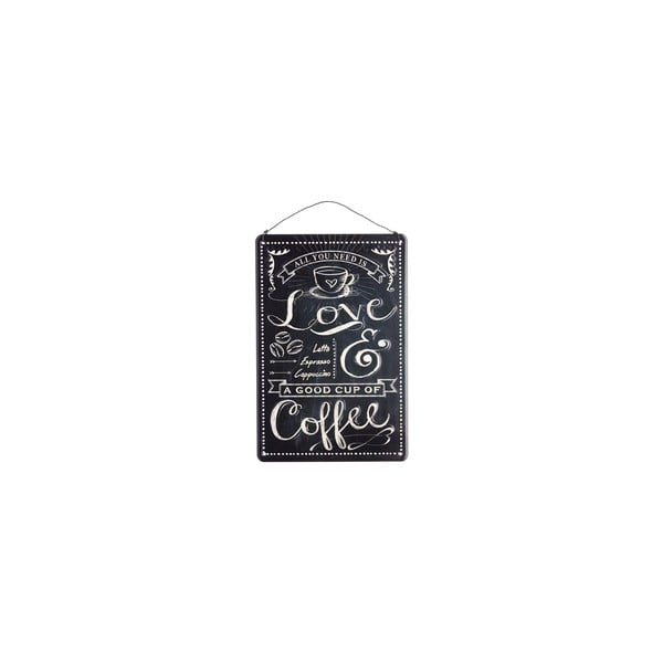 Viseči napis Love Coffee, 30x20 cm