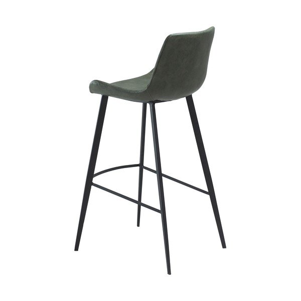 Zelen barski stol iz umetnega usnja DAN-FORM Ddenmark Hype, višina 103 cm-image-1