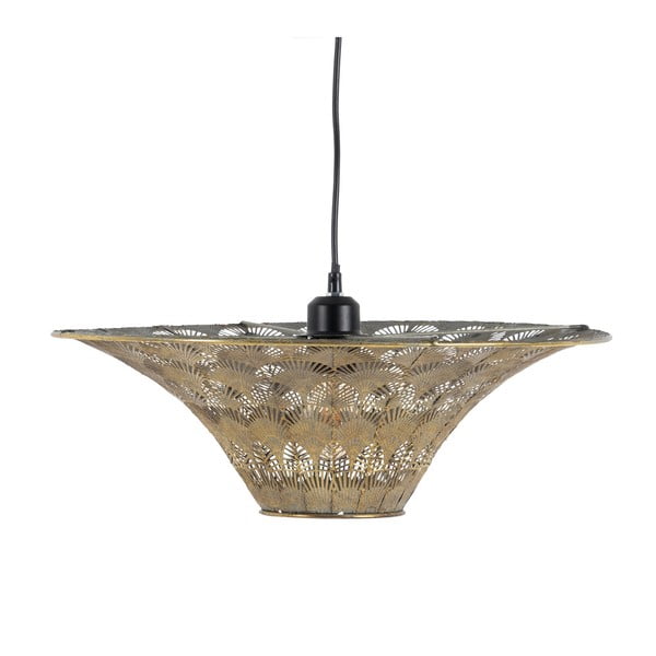 Viseča svetilka v zlati barvi s kovinskim senčilom ø 47,5 cm – Ixia