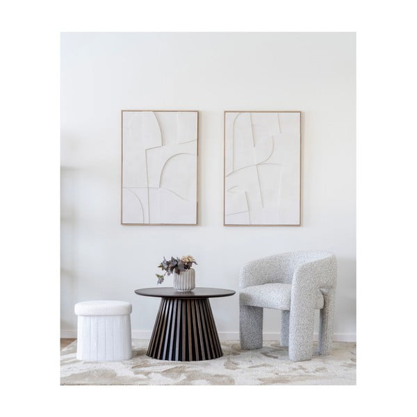 Svetlo siv oblazinjen jedilni stol z nasloni za roke Monroe – House Nordic-image-2