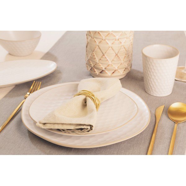 Beli jušni lončeni krožniki v kompletu 6 ks Imprints – Villa Altachiara-image-3