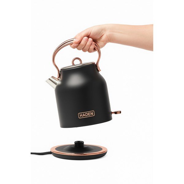 Črn grelnik vode 1,7 l Heritage – Haden-image-4