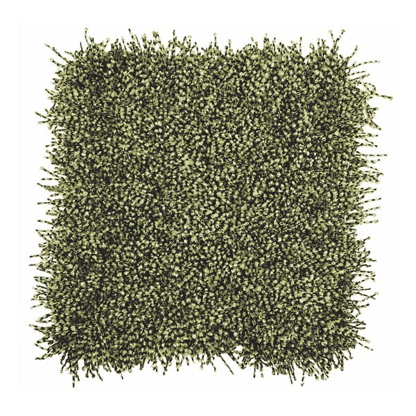 Zelena svilena blazina ZicZac Micropluche