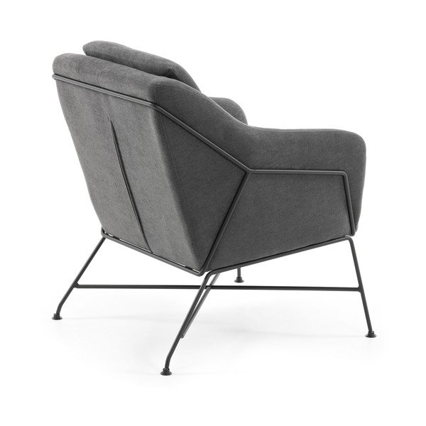 Siv fotelj Brida – Kave Home-image-3