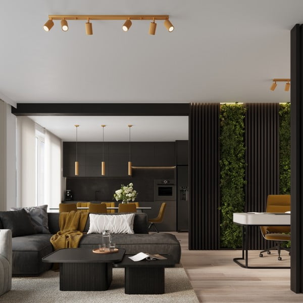 Točkovno svetilo v zlati barvi 6,5x117 cm Gleam – Sollux-image-1