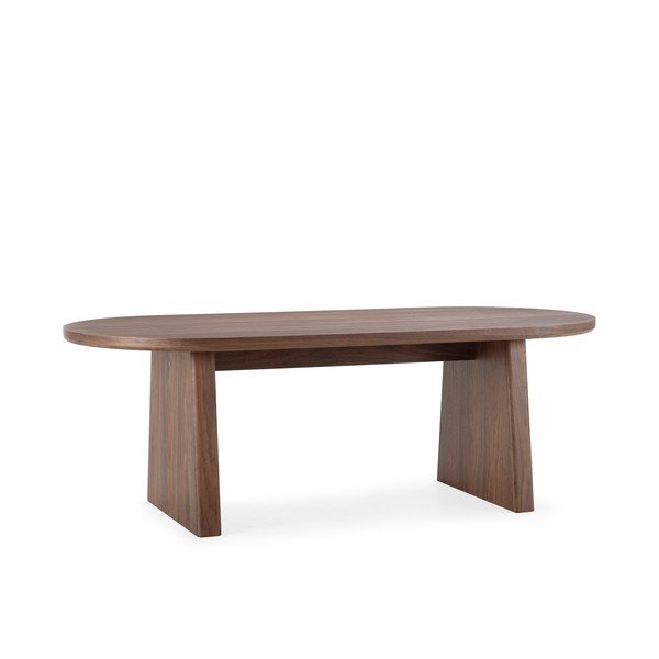 Jedilna miza v orehovem dekorju 100x200 cm Blair – MOME