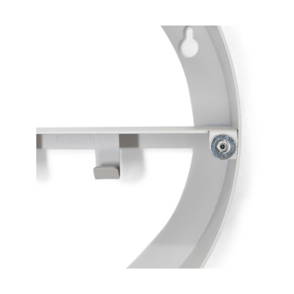 Sivorjava kovinska stenska/z ogledalom kopalniška omarica 35x35 cm Sonnet – Spinder Design-image-1