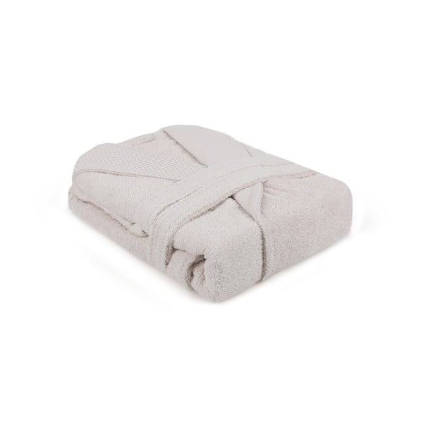 Bež bombažen kopalni plašč velikosti M Cappa – Foutastic-image-2