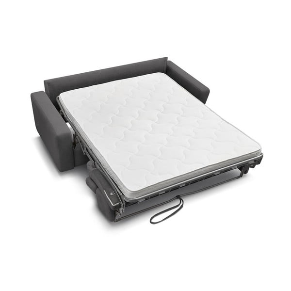 Temno siva raztegljiva sedežna garnitura 195 cm Monaco – Bobochic Paris-image-4