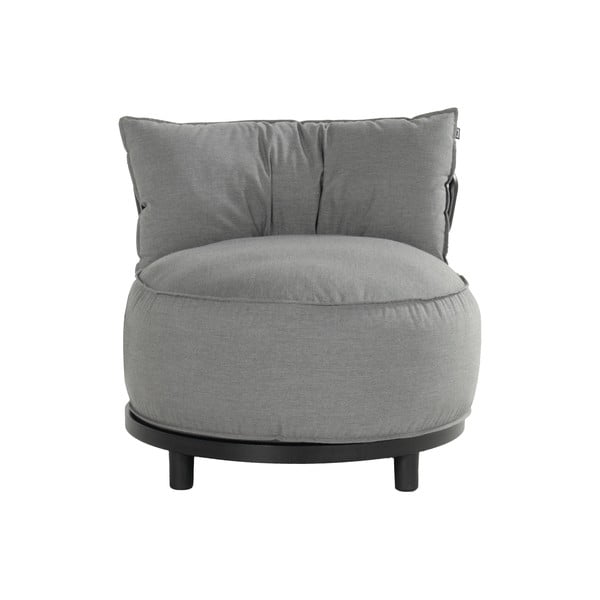 Svetlo siv oblazinjen vrtni fotelj Emma – Hartman-image-2