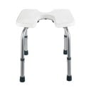 Bel stolček za prho Wenko Hygienic Stool White, 53 x 46 cm