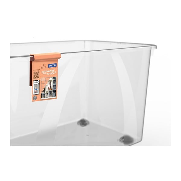 Plastična škatla za shranjevanje s pokrovom 50 l Lona - Rotho-image-4