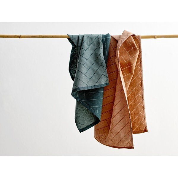 Zelena bombažna kuhinjska krpa Södahl, 50 x 70 cm-image-1