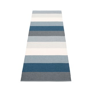 Moder/kremno bel zunanji in notranji tekač 70x200 cm Molly Ocean Grey – Pappelina