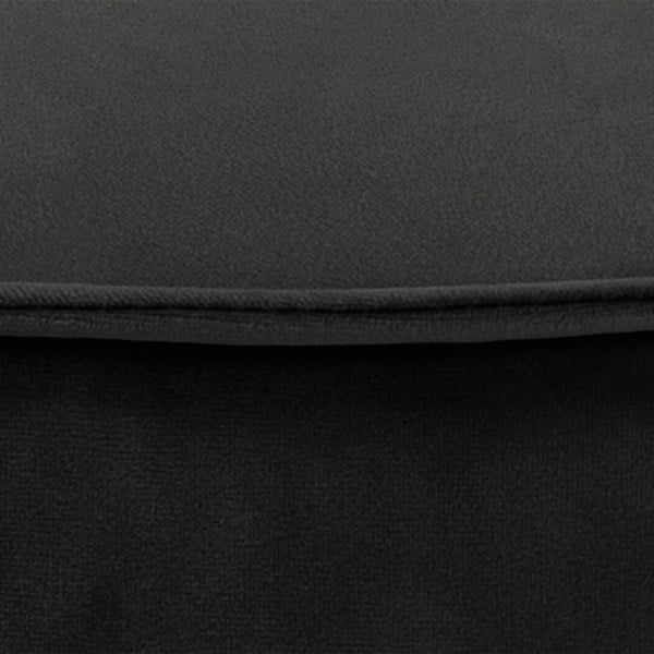 Rjavo-siv žameten tabure Actona Mie, ⌀ 60 cm-image-4