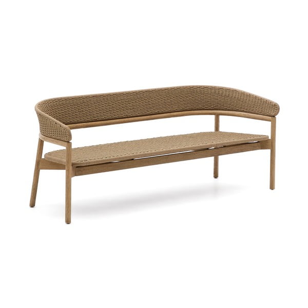 Bež/naraven vrtni kavč iz masivne akacije Arinella – Kave Home