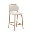 Bež barski stol (višina sedeža 66 cm) Helda – Kave Home