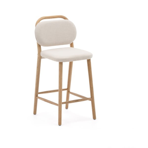 Bež barski stol (višina sedeža 66 cm) Helda – Kave Home