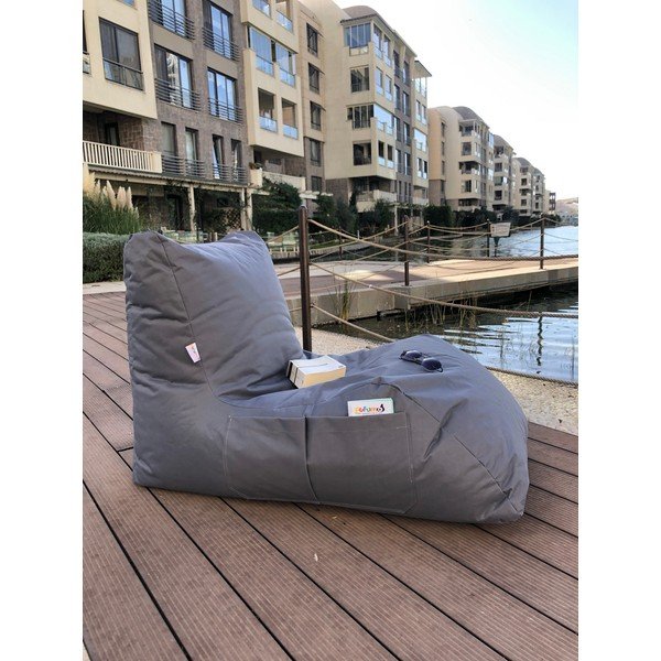 Siva vrtna sedežna vreča Daybed – Floriane Garden-image-1