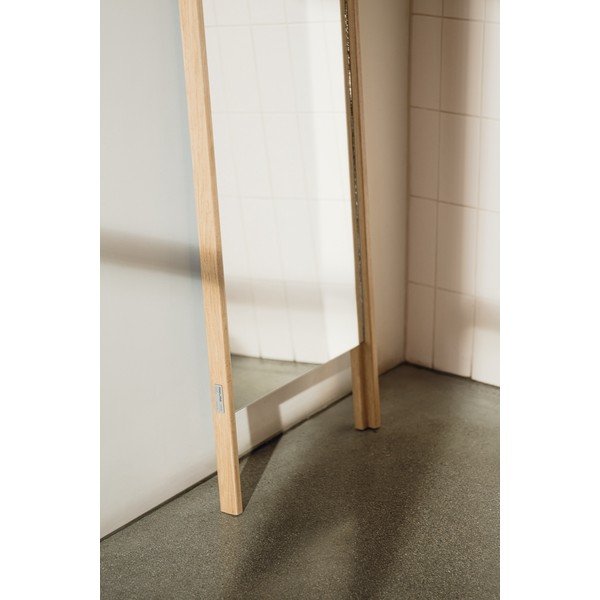 Stoječe ogledalo z lesenim okvirjem 49x166 cm Lun – noo.ma-image-2