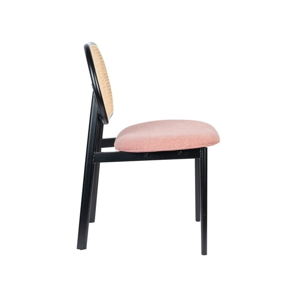 Črno-svetlo roza jedilni stol Spike - Zuiver-image-3