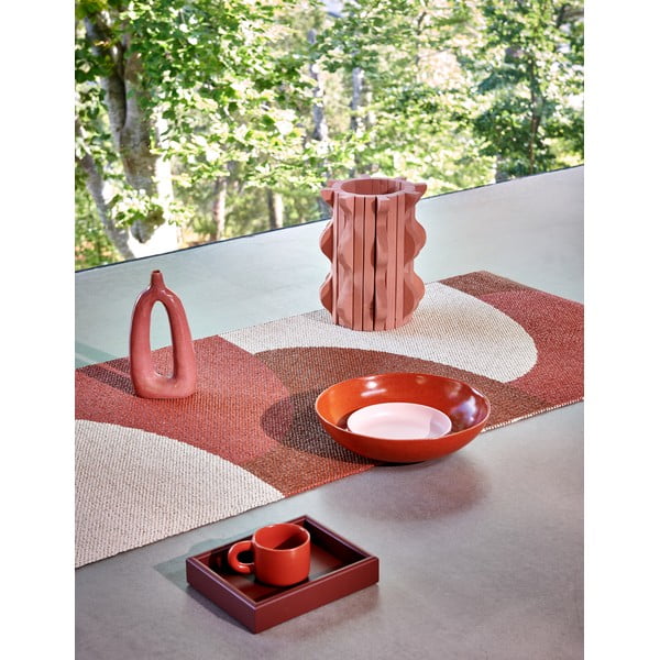 Opečnato oranžen zunanji in notranji tekač 70x270 cm Hill Brick Rust – Pappelina-image-4