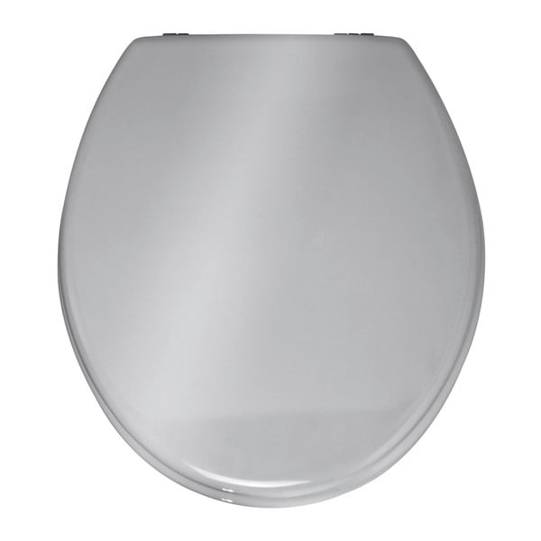 Siva WC deska Wenko Prima, 41 x 38 cm
