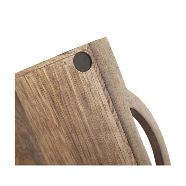 Servirni lesen pladenj 20.5x30.5 cm Mango – Orion-image-3