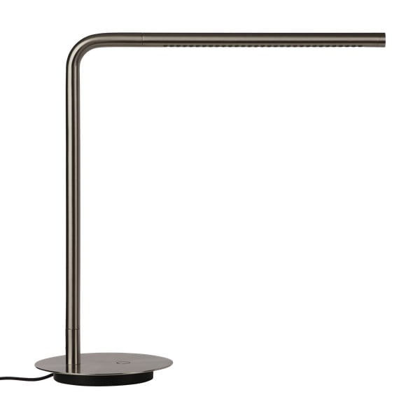Kovinska LED zatemnitvena namizna svetilka v srebrni barvi (višina 46 cm) Omni Table – UMAGE