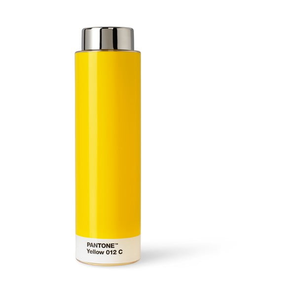 Rumena steklenica za vodo za na pot iz tritana 500 ml Yellow 012 – Pantone